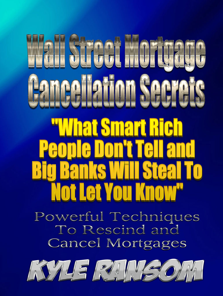 Wall Street Mortgage Cancellation Secrets